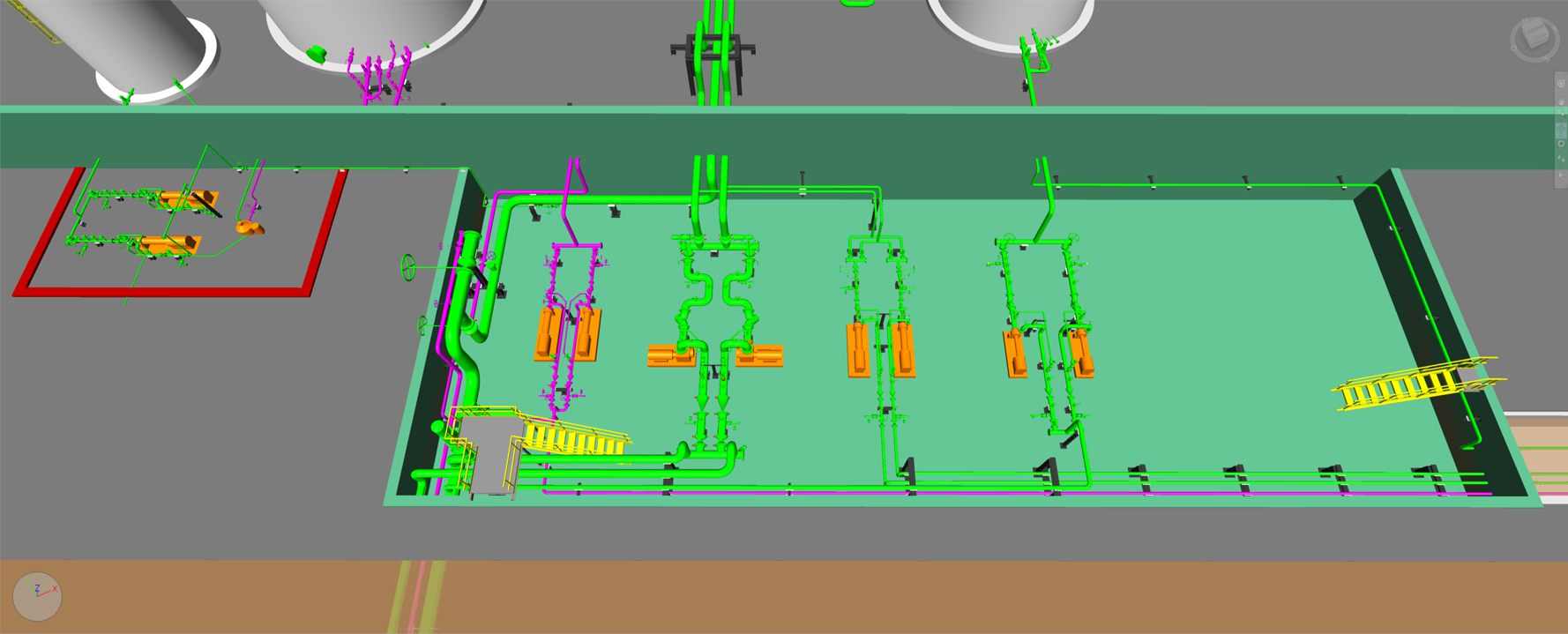 Proyecto de patio de bombas R desarrollado por K2X Engineering